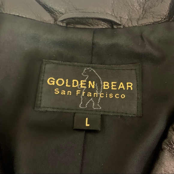 Golden Bear San Francisco Leather Jacket size L - Picture 4 of 7